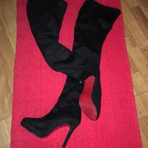 Christian LOUBOUTIN  knee high boots
